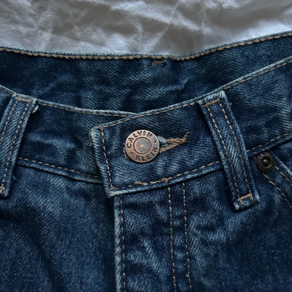 Vintage Calvin Klein Wide Leg Jean - Picture 4 of 8